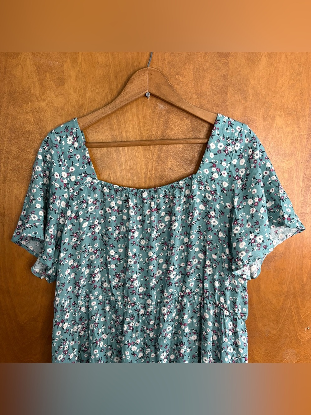 BloomChic Mint Green Ditsy Floral Sweetheart Maxi Dress NWT 18 20 Cottagecore - Picture 5 of 11